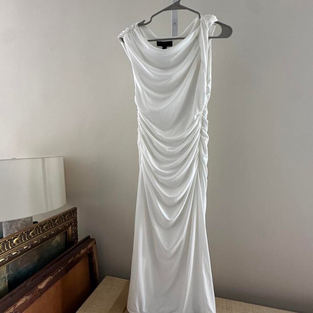 Zara white maxi dress with